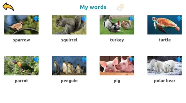 Learn Animal Names in English android App screenshot 3